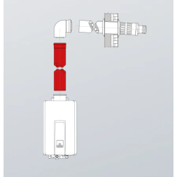 PROLUNGA COAX MT.1  Ø80	FOT-HX080-001