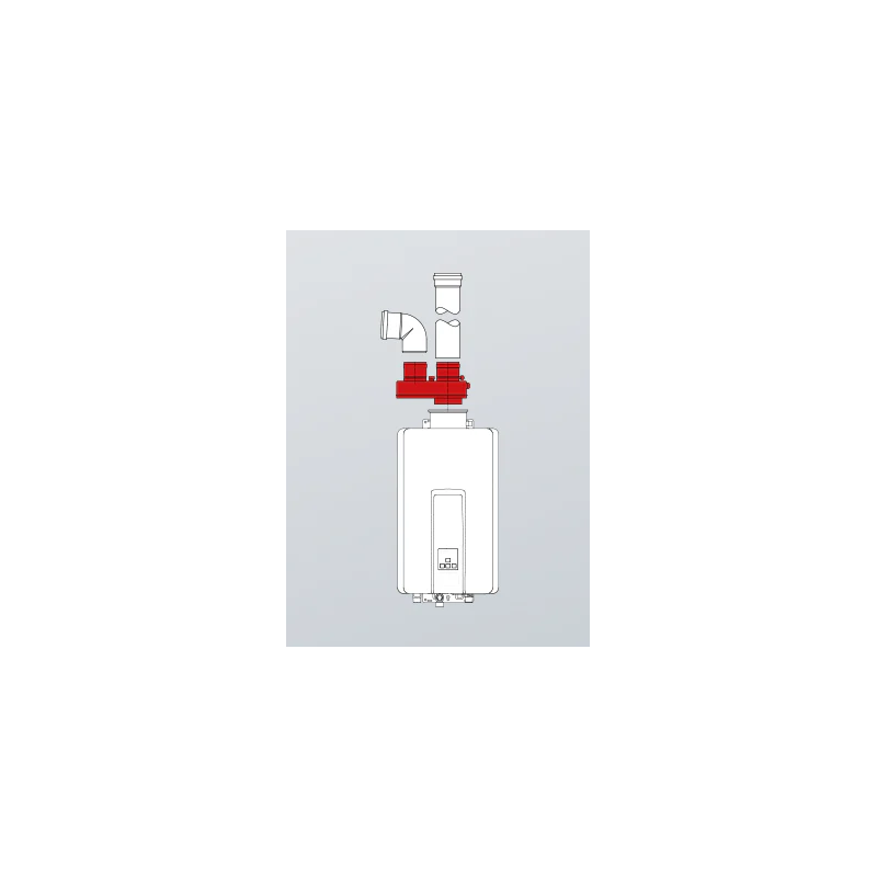 SDOPPIATORE ARIA FUMI Ø80/80	FOT-HX080-008